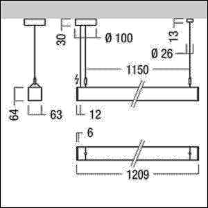 LED-Pendelleuchte LINCOR DI #42950869