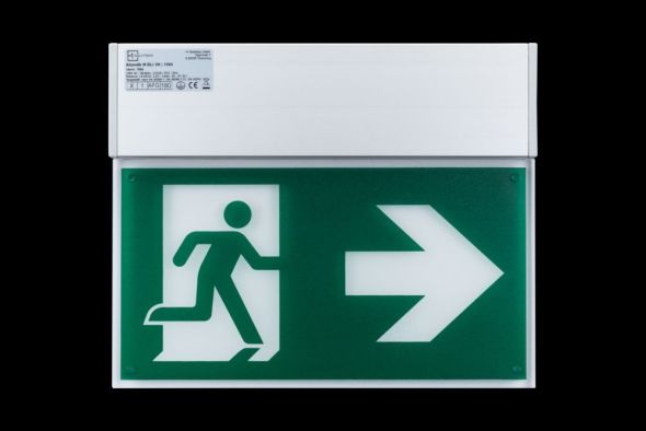 Rettungszeichenleuchte Aluwalk M AT 3H Rettungszeichenleuchte Aluwalk M AT 3H
