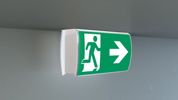 LED-Rettungszeichenleuchte KCD013WL-IP64 LED-Rettungszeichenleuchte KCD013WL-IP64