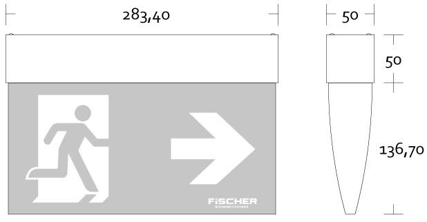 LED-Rettungszeichenleuchte F1U383AT2.V4