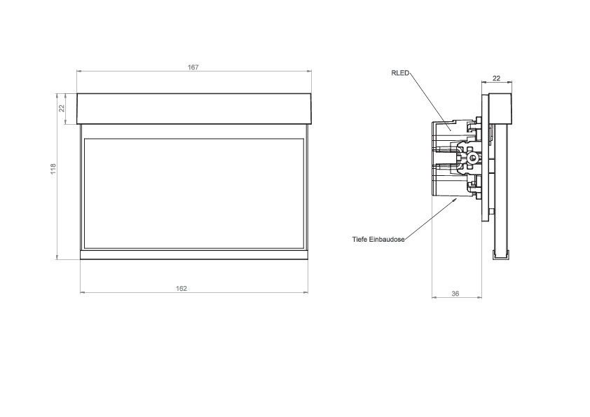 LED-Rettungszeichenleuchte AIR001SC