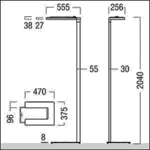 LED-Stehleuchte ARTELEA #42190026