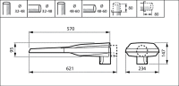 LED-Mastan-/aufsatzleuchte BGP392 LED #07923600