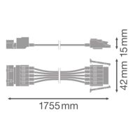 Durchgangsleitung 5-pol. TRUSYSUNIV15005PWIRE