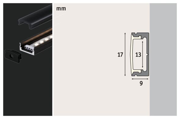 LED-Strip Profil 705.21 LED-Strip Profil 705.21