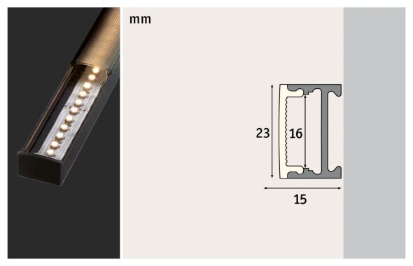 LED-Strip Profil 705.23 LED-Strip Profil 705.23