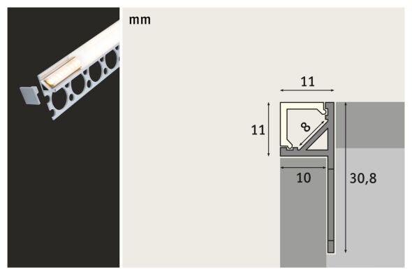 LED-Strip Profil 784.10 LED-Strip Profil 784.10