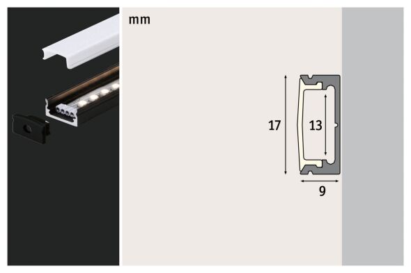 LED-Strip Profil 789.01 LED-Strip Profil 789.01