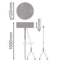 Seilaufhängung LN INV SUSP. KIT BK