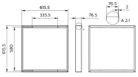 Anbaurahmen RC132Z G5 SMB W60L60