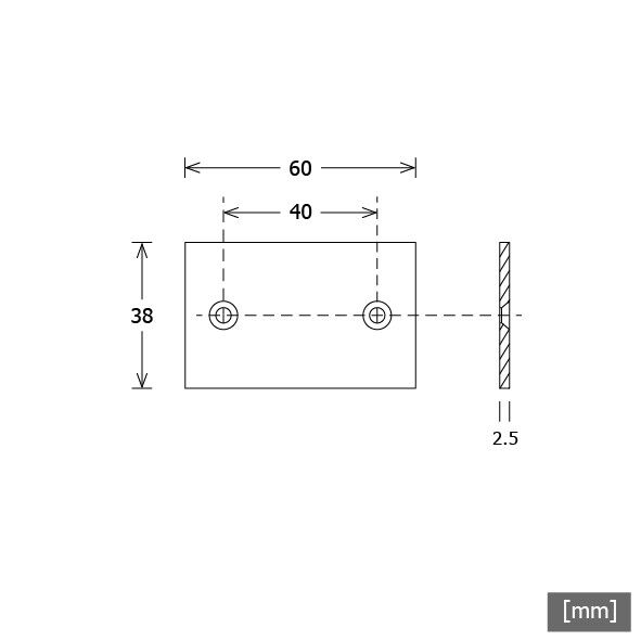 Befestigungsplatten (VE 2) RENOV-Z 116