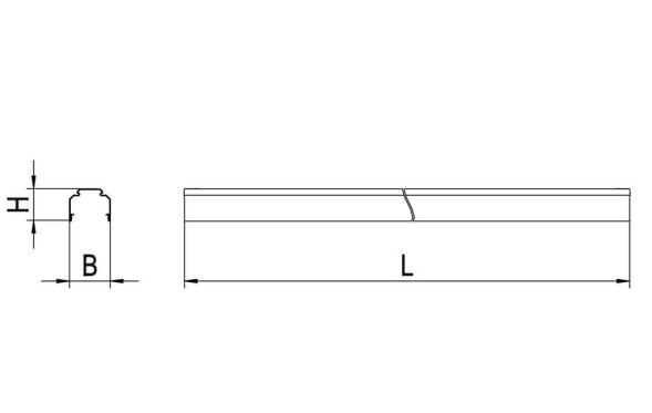 Tragschiene schwarz VLTM 3000-5 SW Tragschiene schwarz VLTM 3000-5 SW