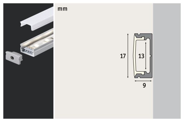 LED-Strip Profil 705.18 LED-Strip Profil 705.18