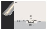 LED-Strip Einbauprofil 708.55