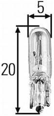 Fahrzeuglampe 24V1,2W W2x4,6d Fahrzeuglampe 24V1,2W W2x4,6d
