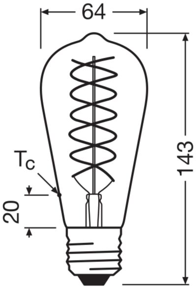 LED-Lampe Vintage1906 1906E #4099854137846 LED-Lampe Vintage1906 1906E #4099854137846