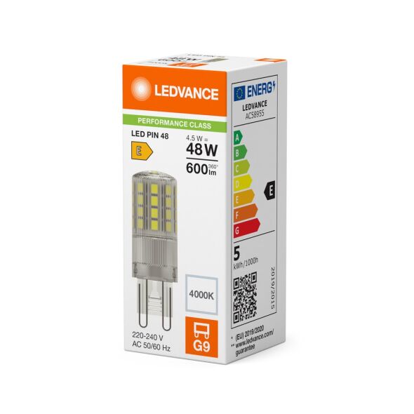LED-PIN-Lampe G9 LEDPIN48320P4.5840CL LED-PIN-Lampe G9 LEDPIN48320P4.5840CL