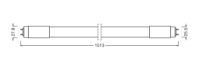 LED-Tube T8 universal TUBET8UNV150024W840