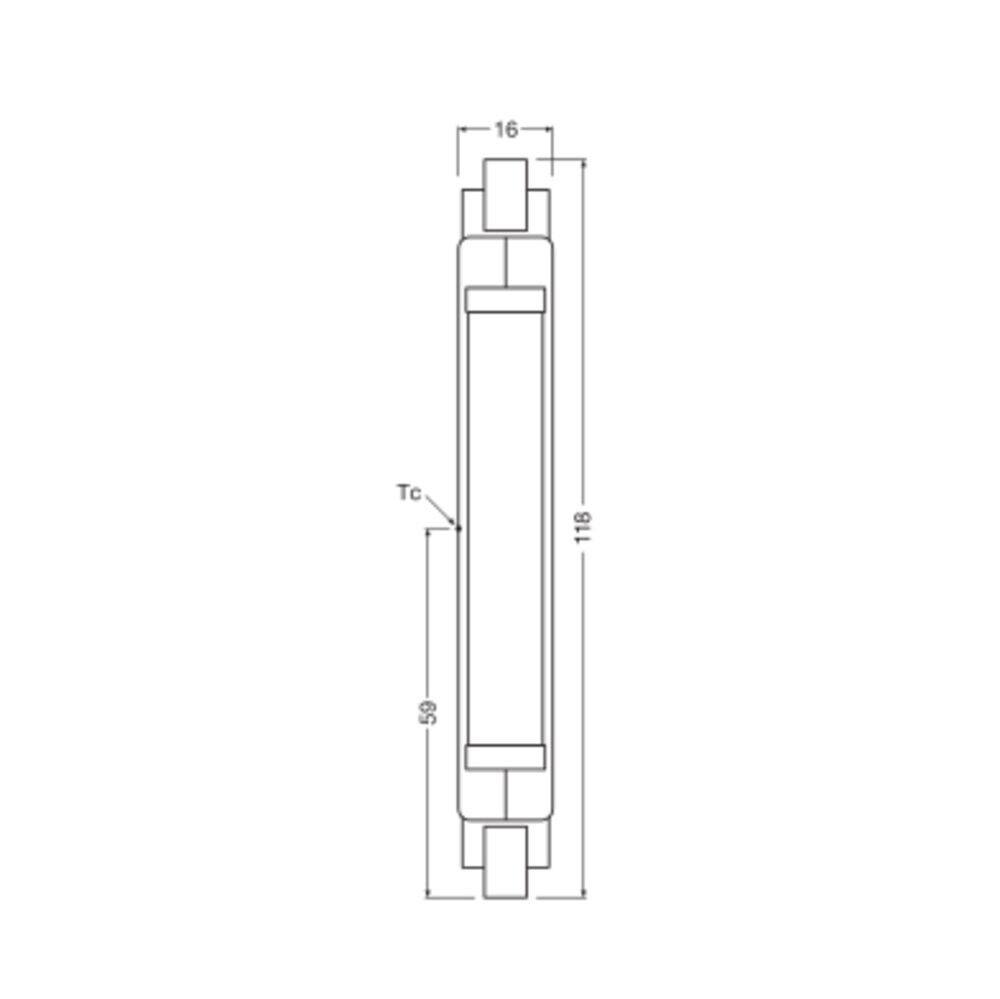 LED-Lampe R7s 118mm LEDSl #4058075840485