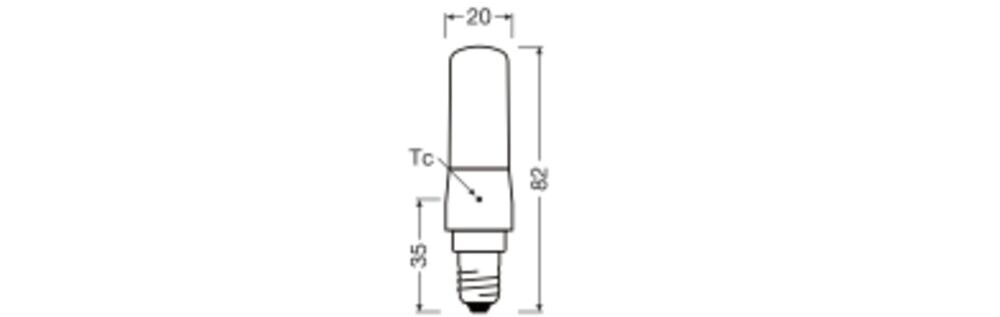 LED-Lampe SLIM E14 LEDTS #4099854267222