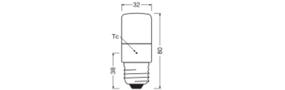 LED-Lampe SLIM E27 LEDTS.60320DP7W827CL