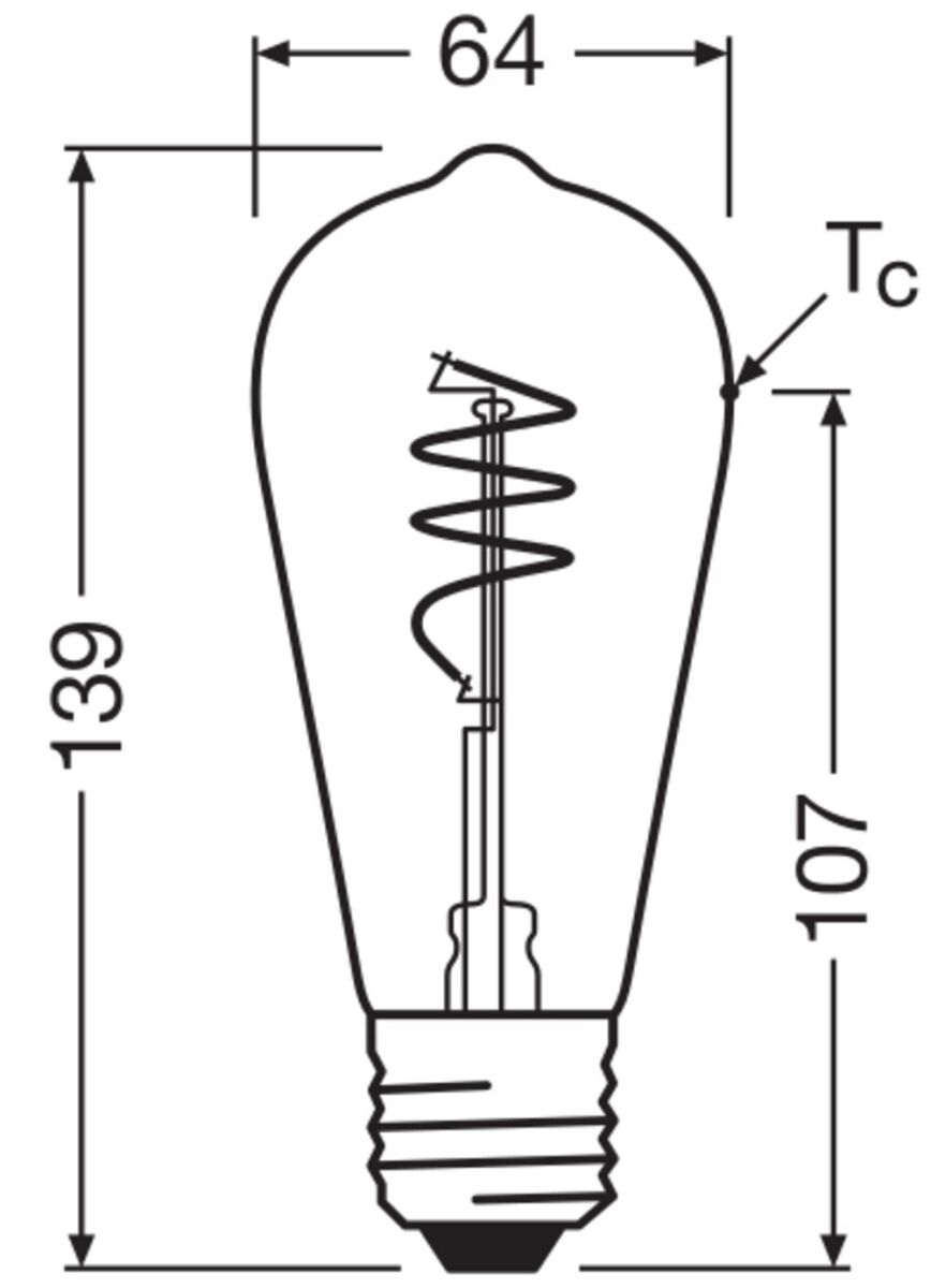 LED-Lampe Vintage1906 1906E #4058075837027