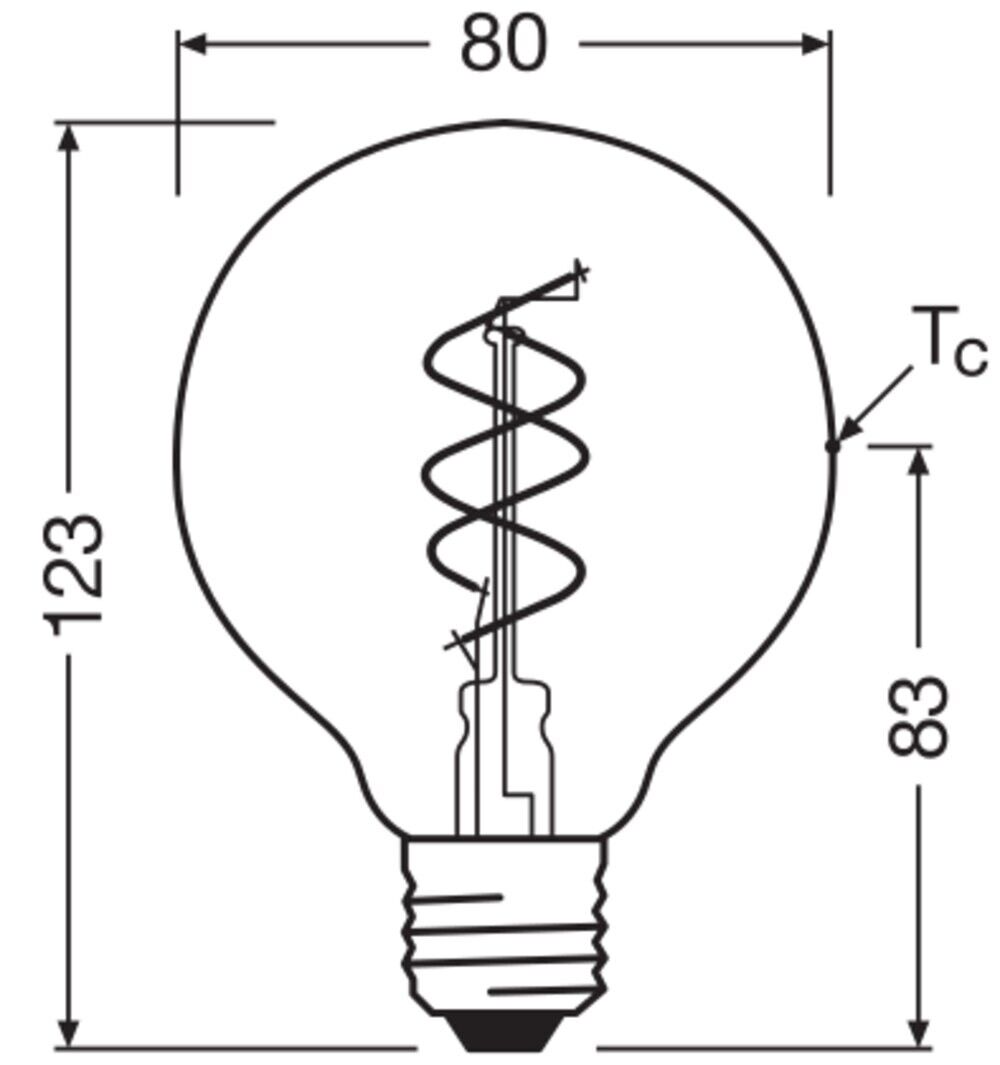 LED-Lampe Vintage1906 1906G #4058075836822