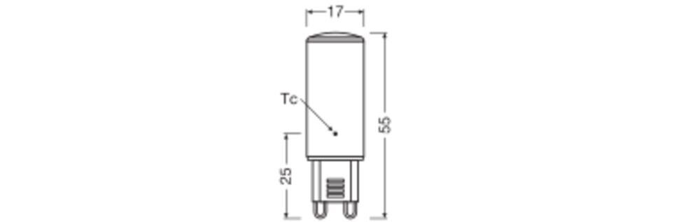 LED-PIN-Lampe G9 LEDPIN48320P4.5840CL