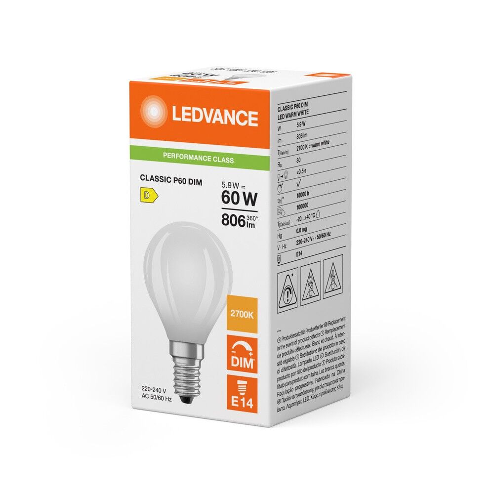 LED-Tropfenlampe E14 LEDCl #4099854253409