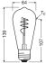 LED-Lampe Vintage1906 1906E #4058075837027
