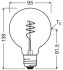 LED-Lampe Vintage1906 1906G #4058075836549