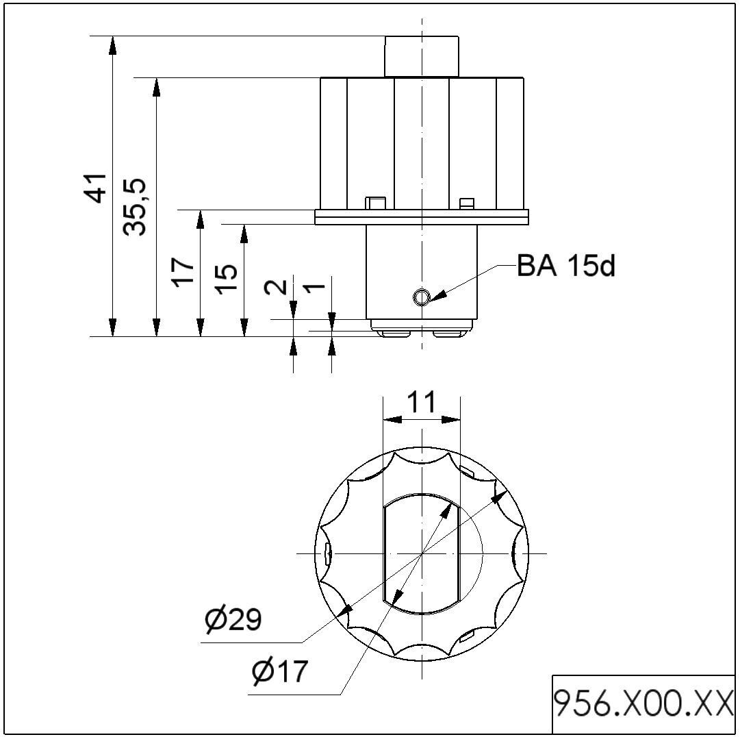 LED-Lampe 115VAC RD 956.100.67