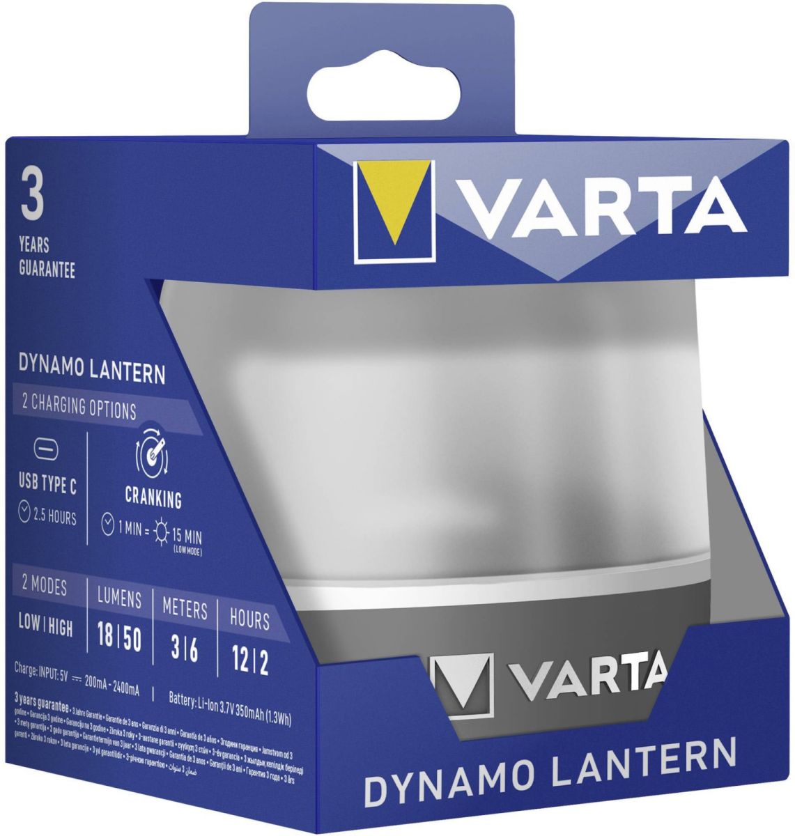 VARTA Dynamo Lantern 17670 101 111
