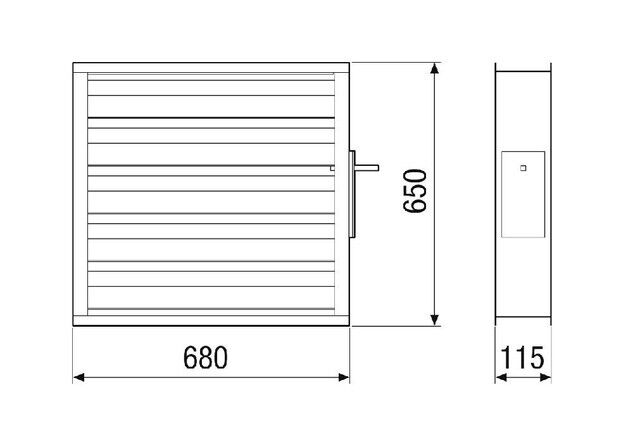 Verschlussklappe VKM-MV4523-V-DA