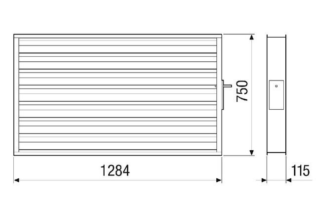 Verschlussklappe VKM-MV4555-V-DA
