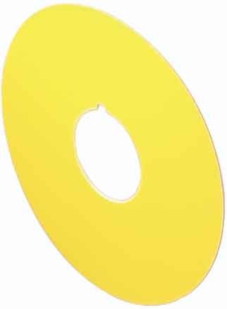 Unterlegschild gelb NAS 22 Unterlegschild gelb NAS 22
