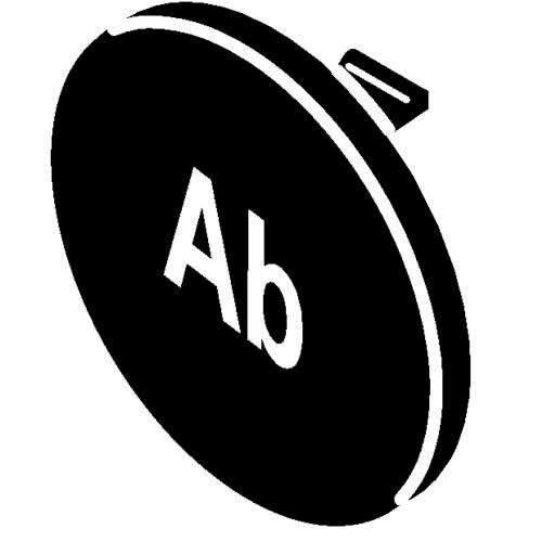 Tastenschild 155886 Tastenschild 155886