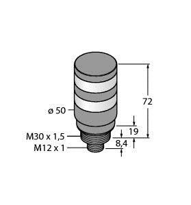 Kompakt-Signalsäule TL50CGRQ