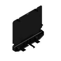 Abschlussplatte IP20 PA66 AP 111 BK