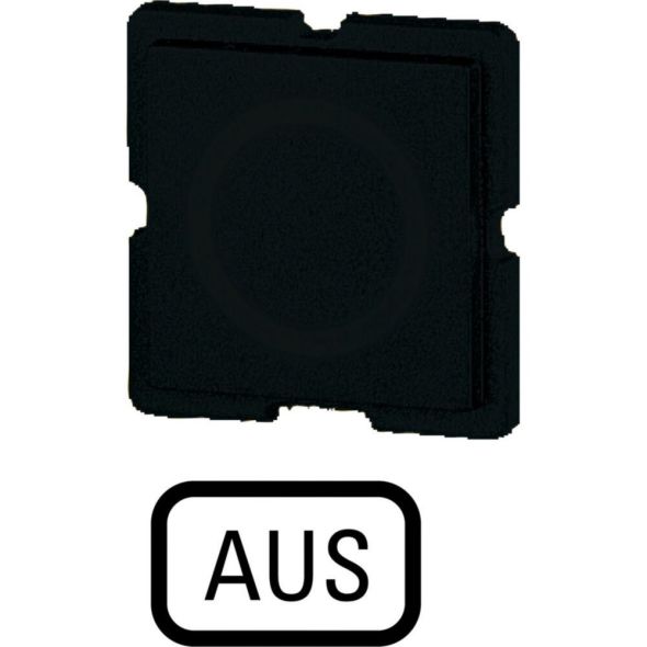 Tastenplatte schwarz Aus 113TQ25 Tastenplatte schwarz Aus 113TQ25