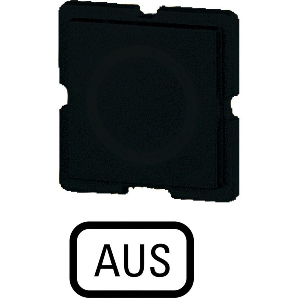 Tastenplatte schwarz Aus 113TQ25 Tastenplatte schwarz Aus 113TQ25
