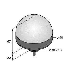 LED-Anzeige K90LGYRP