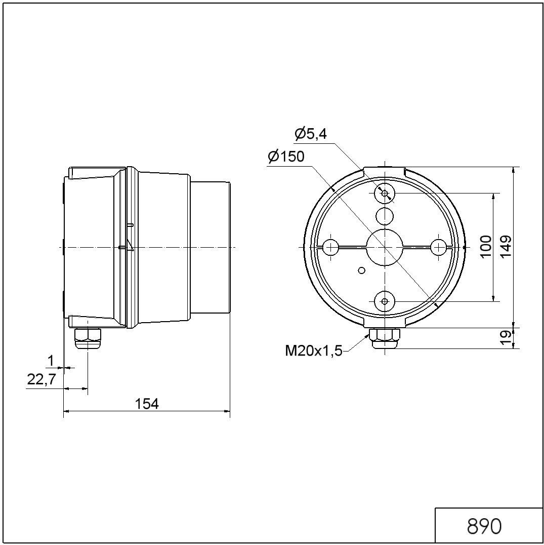 LED-Ampel 24VDC RD/GN 890.030.55