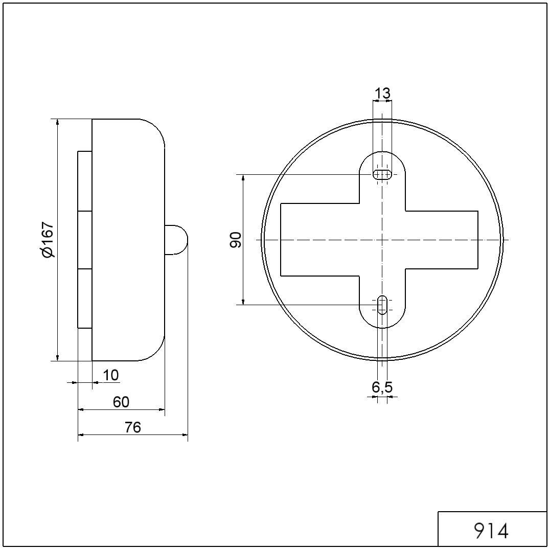 Läutewerk Dauerton 230VAC 914.053.68