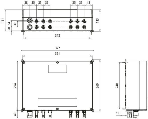GAK Typ 1+2 im Gehäuse IP6 DCU 2 YPV 1+2#900988