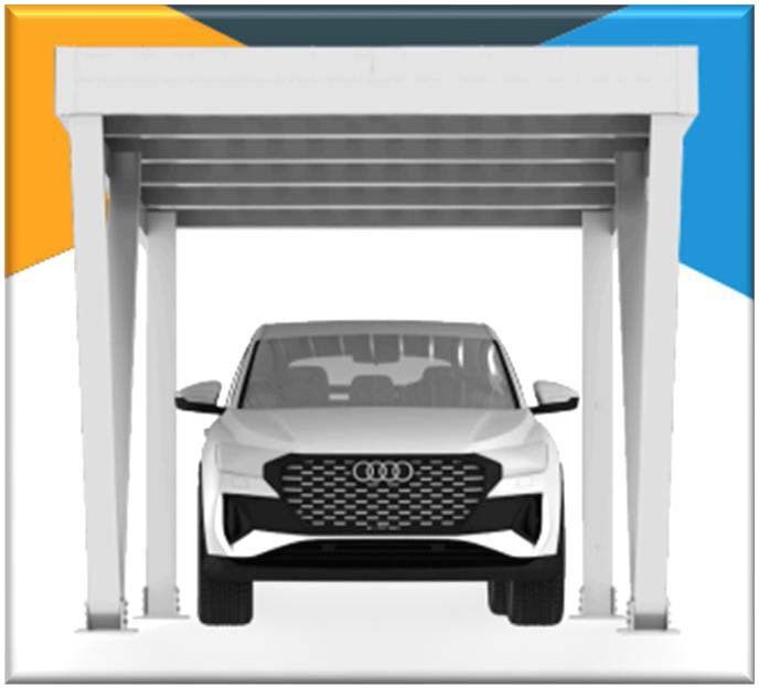 Carport, Single PV-CP-S-210