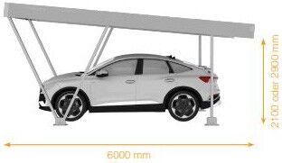 Carport, Single PV-CP-S-210