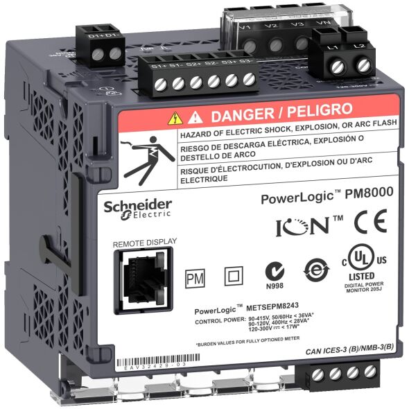 Netzanalysator ION Klasse METSEPM8343 Netzanalysator ION Klasse METSEPM8343