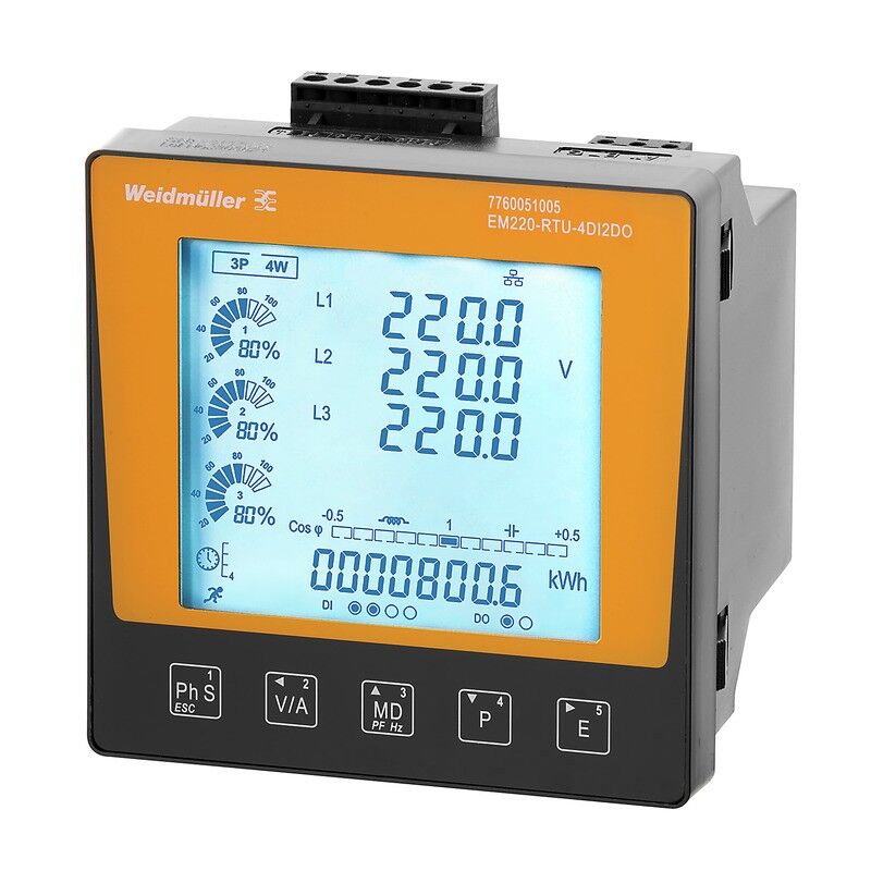 Messgerät Modbus RTU EM220-RTU-4DI2DO Messgerät Modbus RTU EM220-RTU-4DI2DO