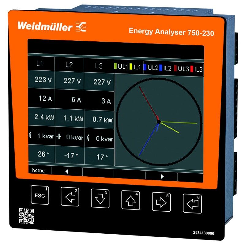 Messgerät Modbus RTU/TCP/ ENERGY AN#2534130000 Messgerät Modbus RTU/TCP/ ENERGY AN#2534130000